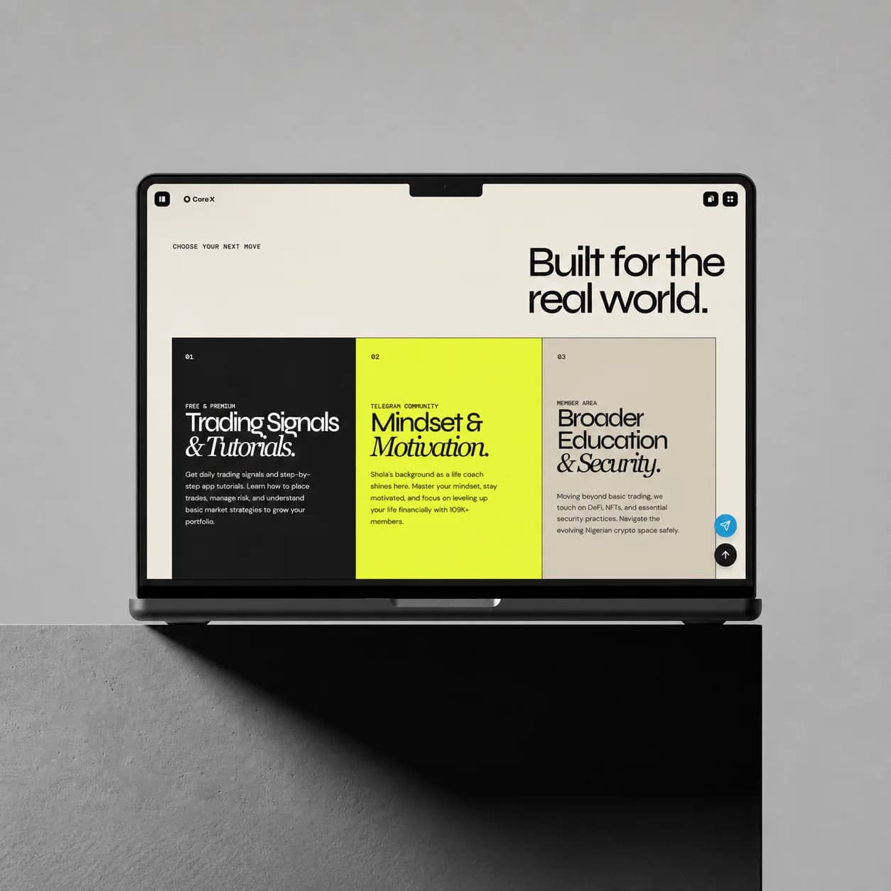 Crypto with Shola, Brand · Website