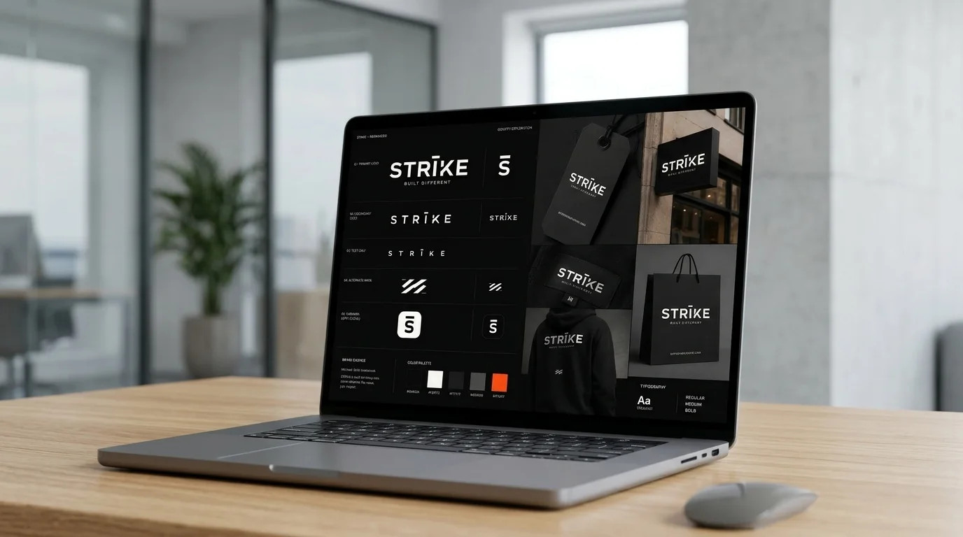 Strike, Brand identity · Apparel · E-commerce